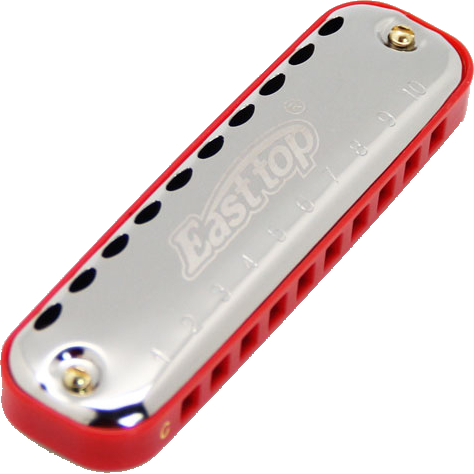 Губная гармошка EASTTOP T10-1 C RED COMB