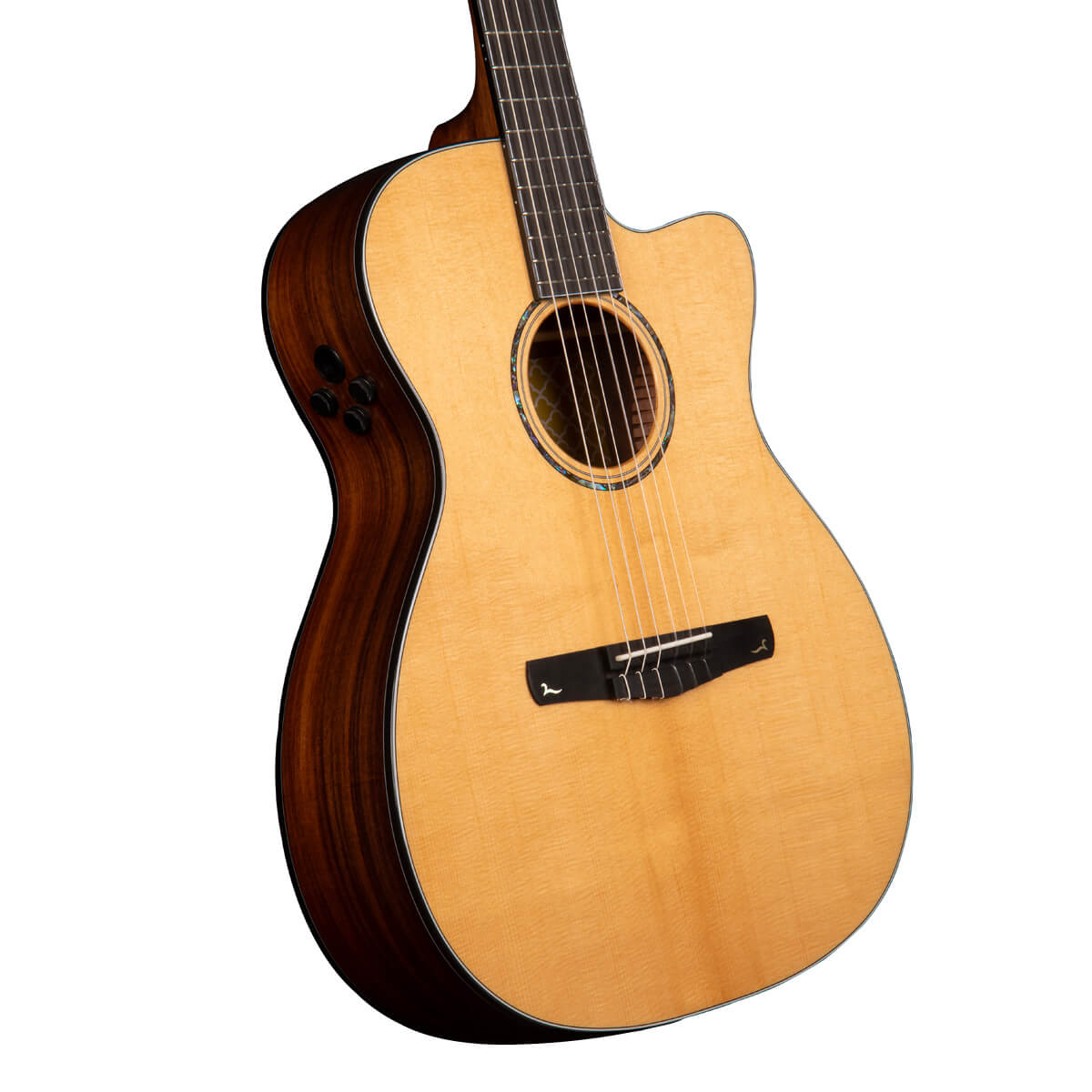 Электроклассическая гитара Cort Gold-OC8-NYLON-WCASE-NAT