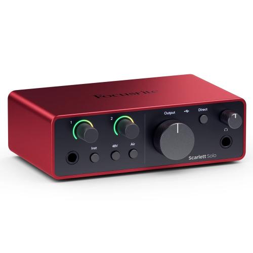 Аудиоинтерфейс FOCUSRITE Scarlett-Solo-4th-gen