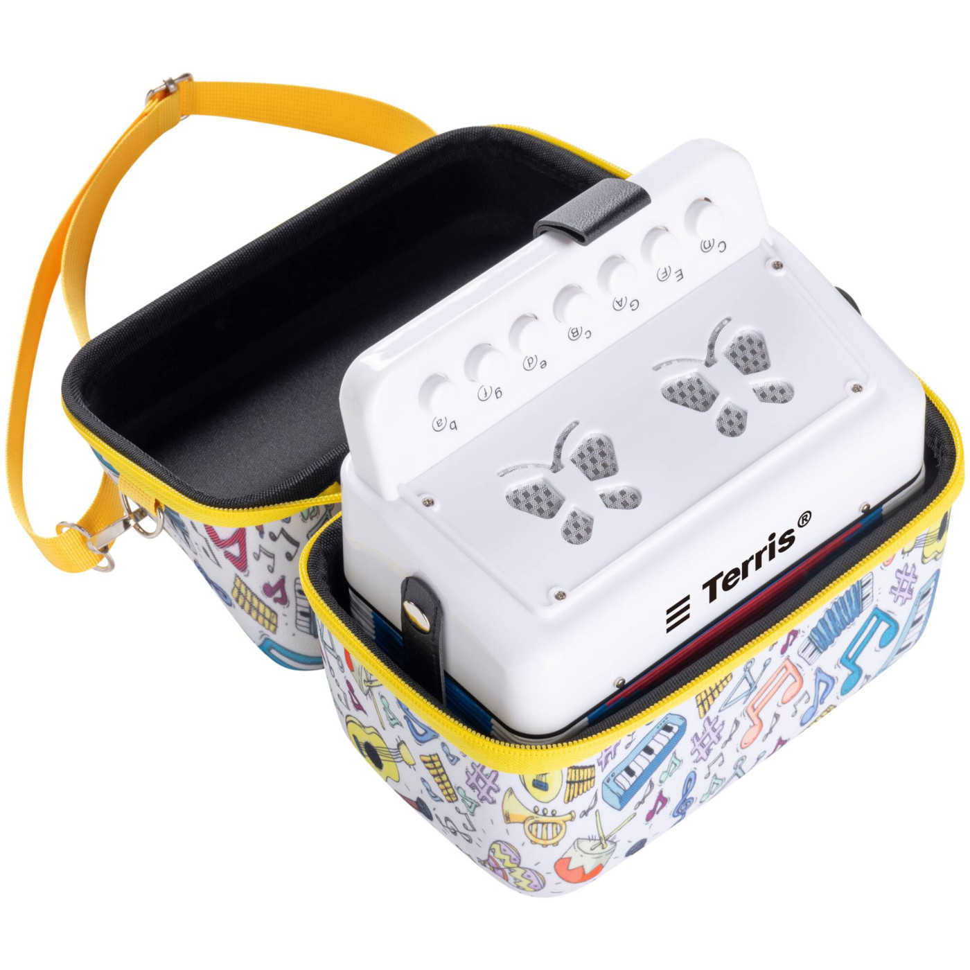 Гармошка детская TERRIS TB-7/2 WH-1