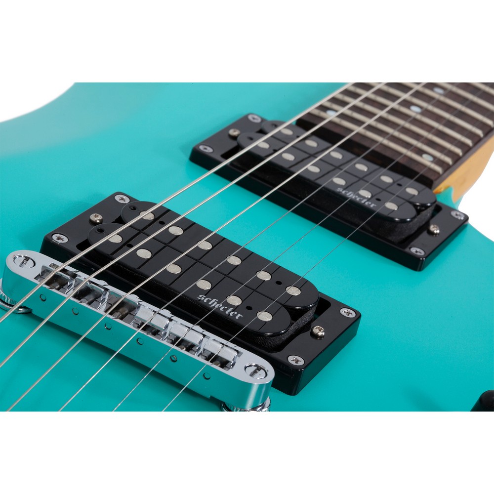 Электрогитара Schecter C-6 Deluxe SAQ Satin Aqua