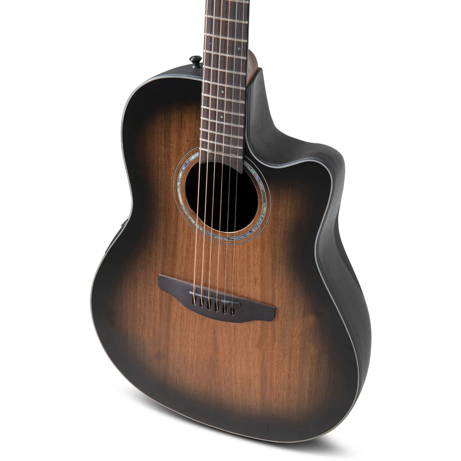 Электроакустическая гитара OVATION CS24P-ABLKW-G Celebrity Standard Plus Mid Cutaway Australian Blackwood