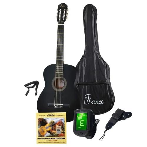 Классическая гитара Комплект Foix FCG-2039CAP-BK-MAT