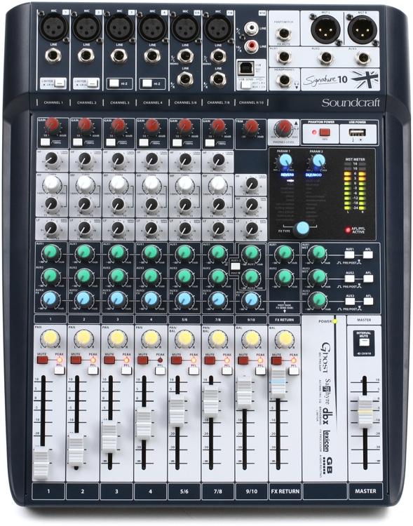 Микшер Soundcraft Signature 10