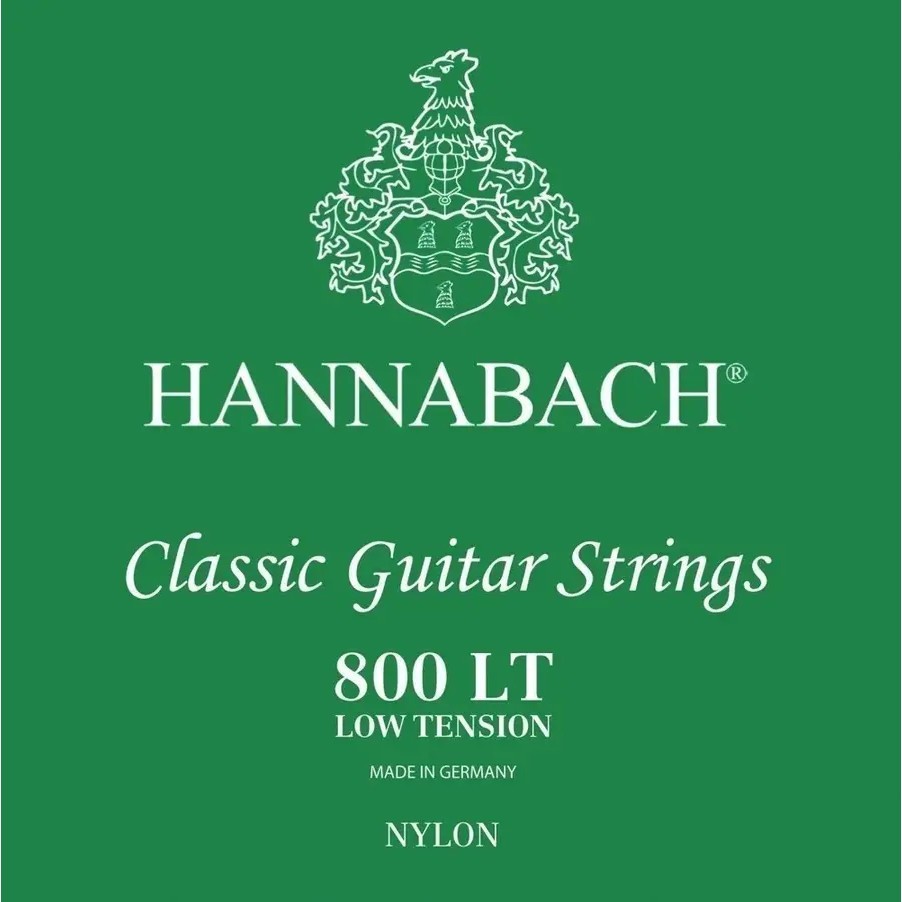 Струны для классической гитары Hannabach 800LT Green SILVER PLATED