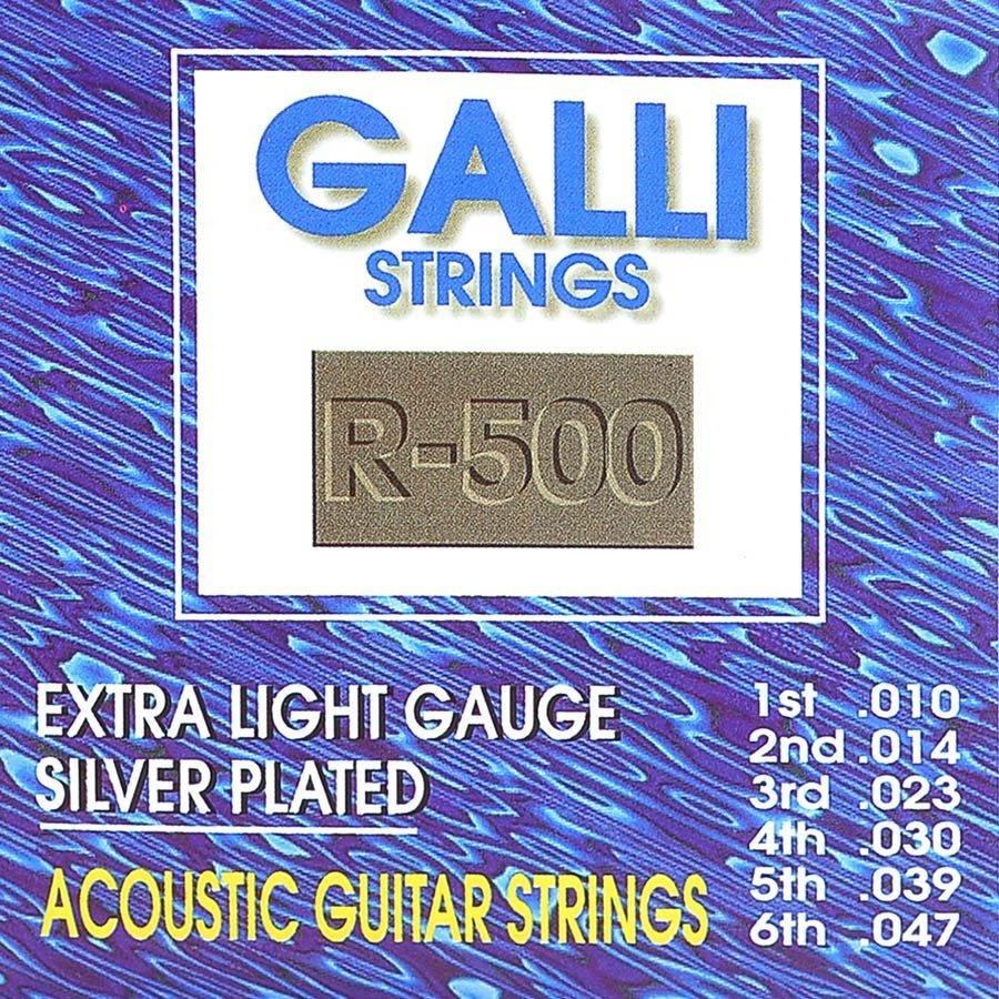 Струны для акустической гитары GALLI R500
