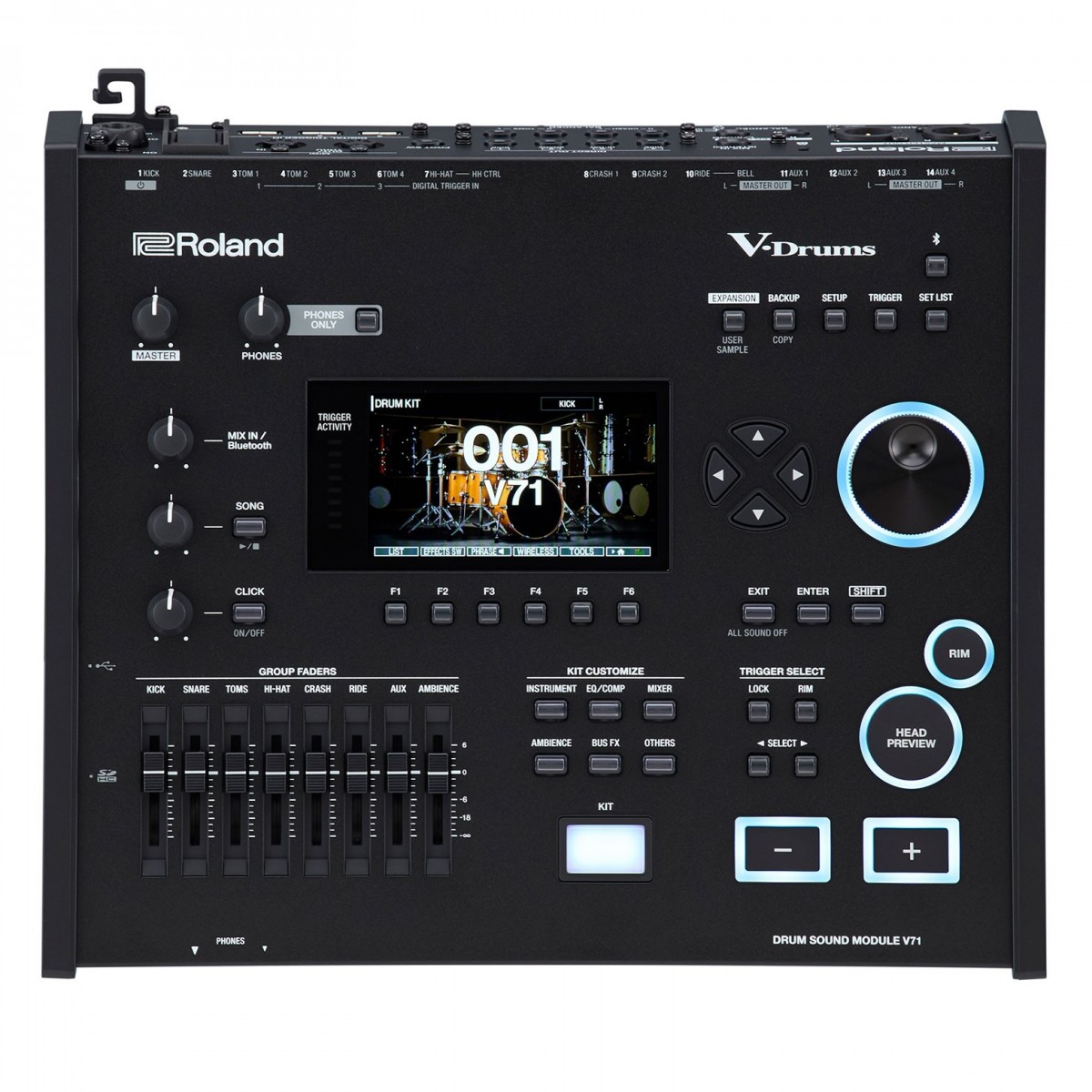 Электронная ударная установка Roland TD716 + KD-18-BK + MDS-STG2