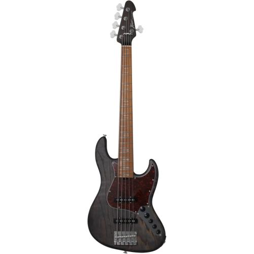 Бас-гитара KEIPRO KJB5-Deluxe PRO Ash-M ACT BK