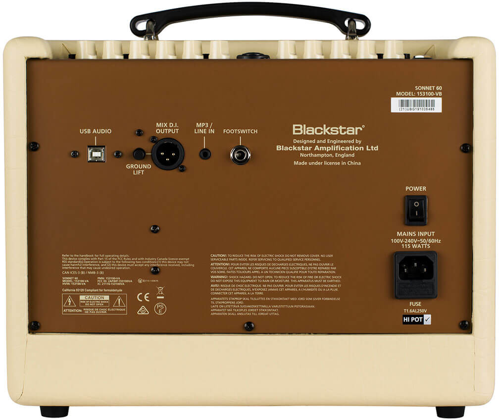 Комбоусилитель Blackstar Sonnet 60 Blonde