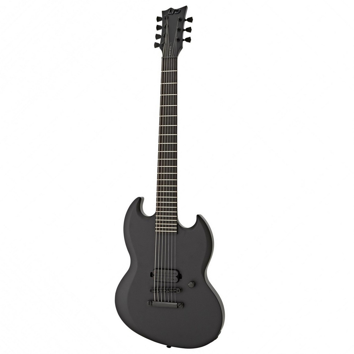 Электрогитара ESP LTD VIPER-7 BARITONE BLACK METAL Black Satin