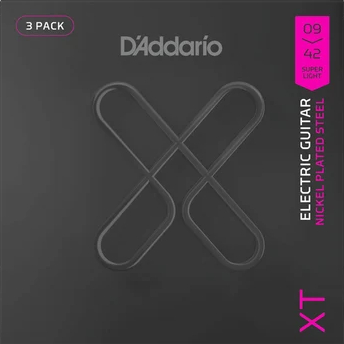 Струны для электрогитары D'Addario XTE0942-3P