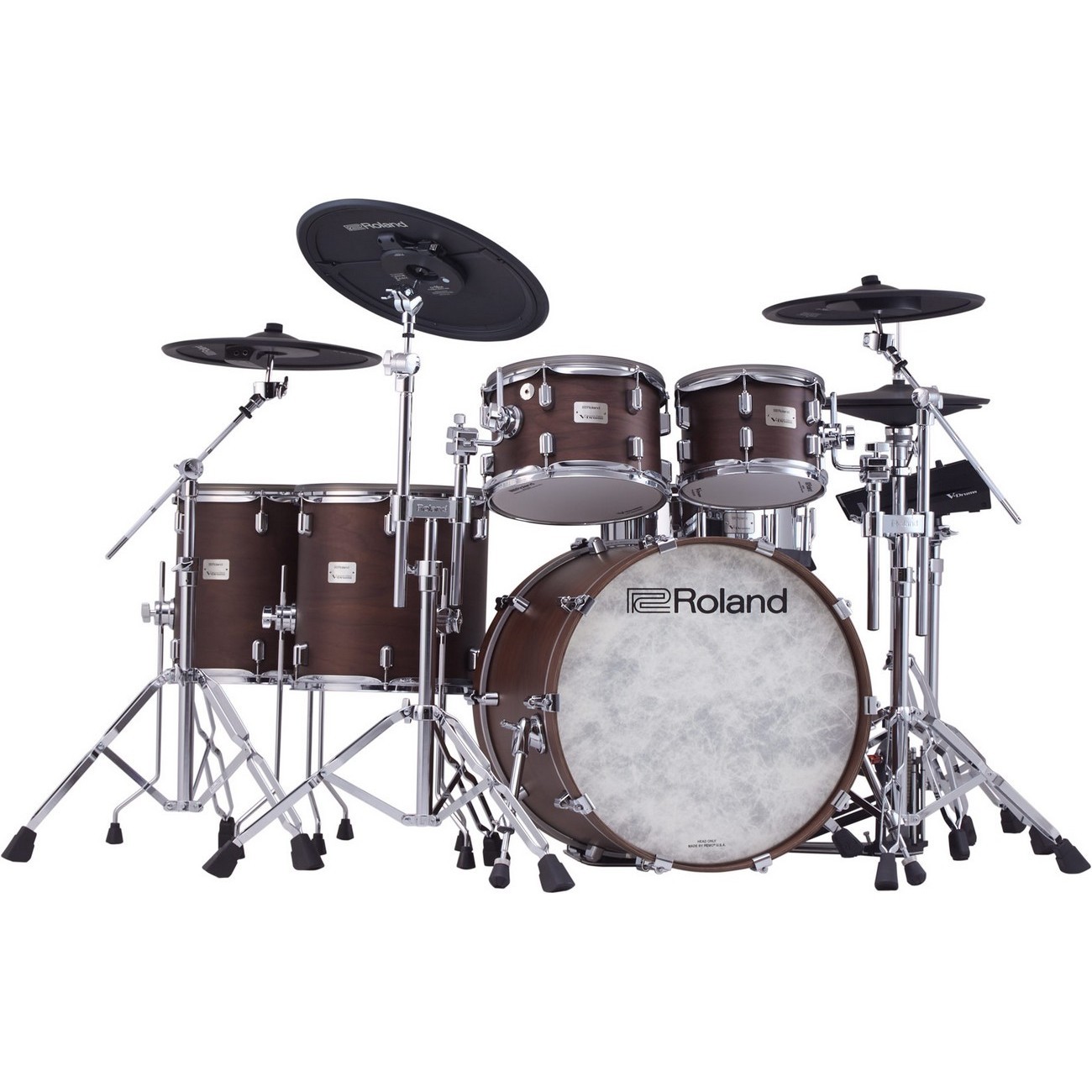 Электронная ударная установка Roland VAD716-SW + VAD716-1 + KD-22-SW + DTS-30S
