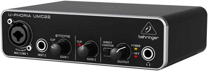 Аудиоинтерфейс Behringer UMC22