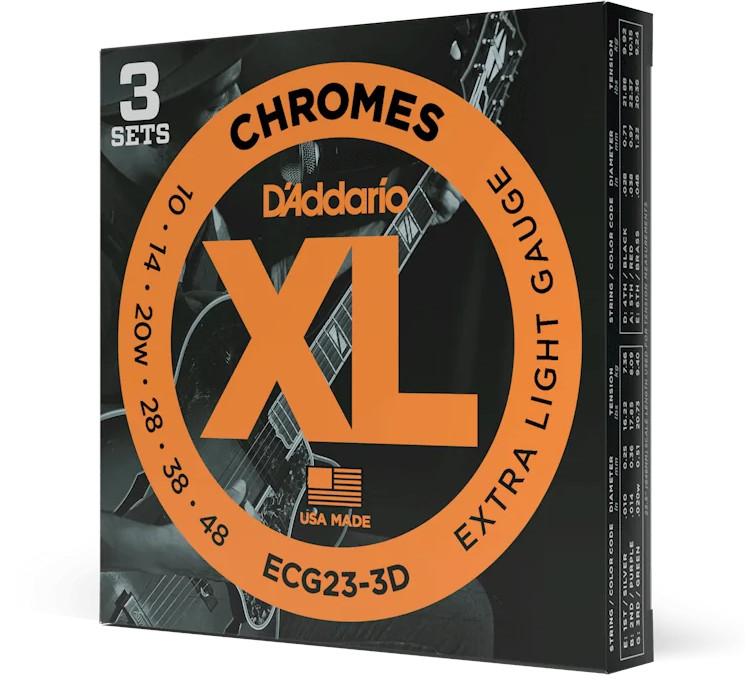 Струны для электрогитары D'Addario ECG23-3D