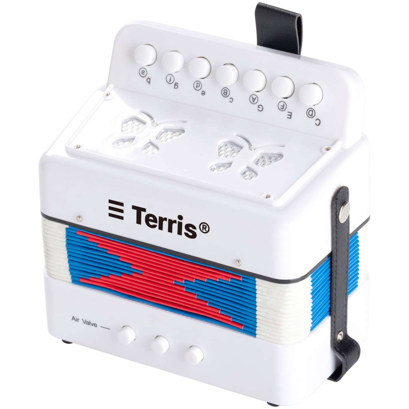 Гармошка детская TERRIS TB-7/2 WH-1
