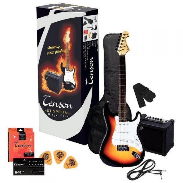 Набор начинающего гитариста TENSON ST Player Pack 3-Tone Sunburst  