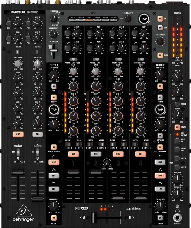 DJ микшер Behringer NOX606