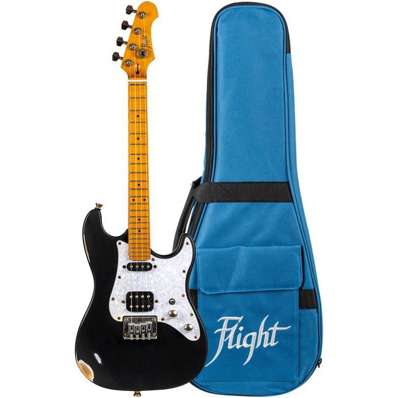 Электро-укулеле FLIGHT Pathfinder Tenor BK Relic