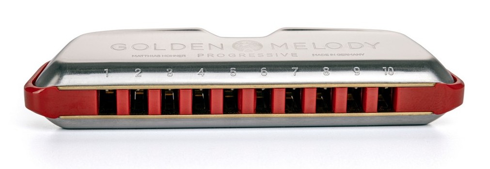 Губная гармошка HOHNER Golden Melody Progressive D-major