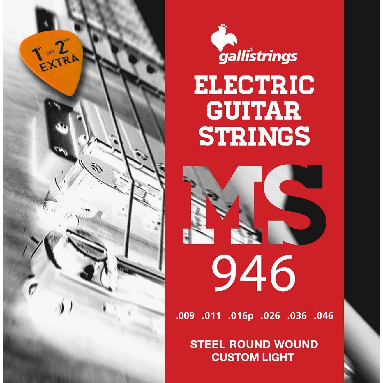 Струны для электрогитары GALLI MS946