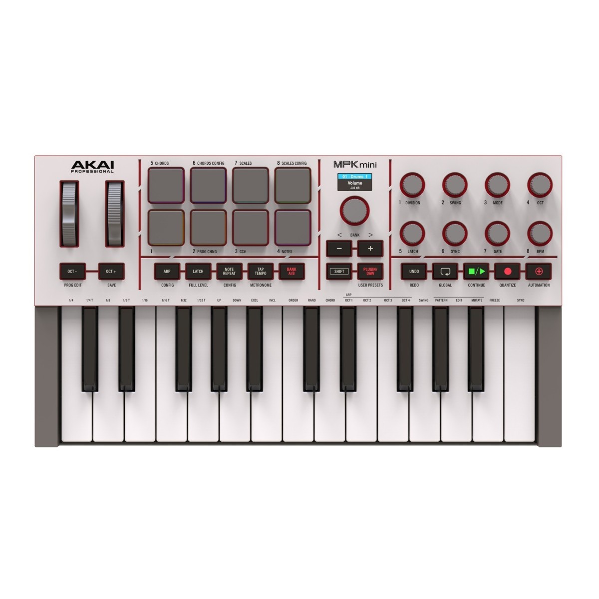 MIDI клавиатура Akai Pro MPK MINI 4 Gray