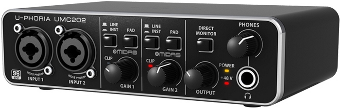 Аудиоинтерфейс Behringer UMC202