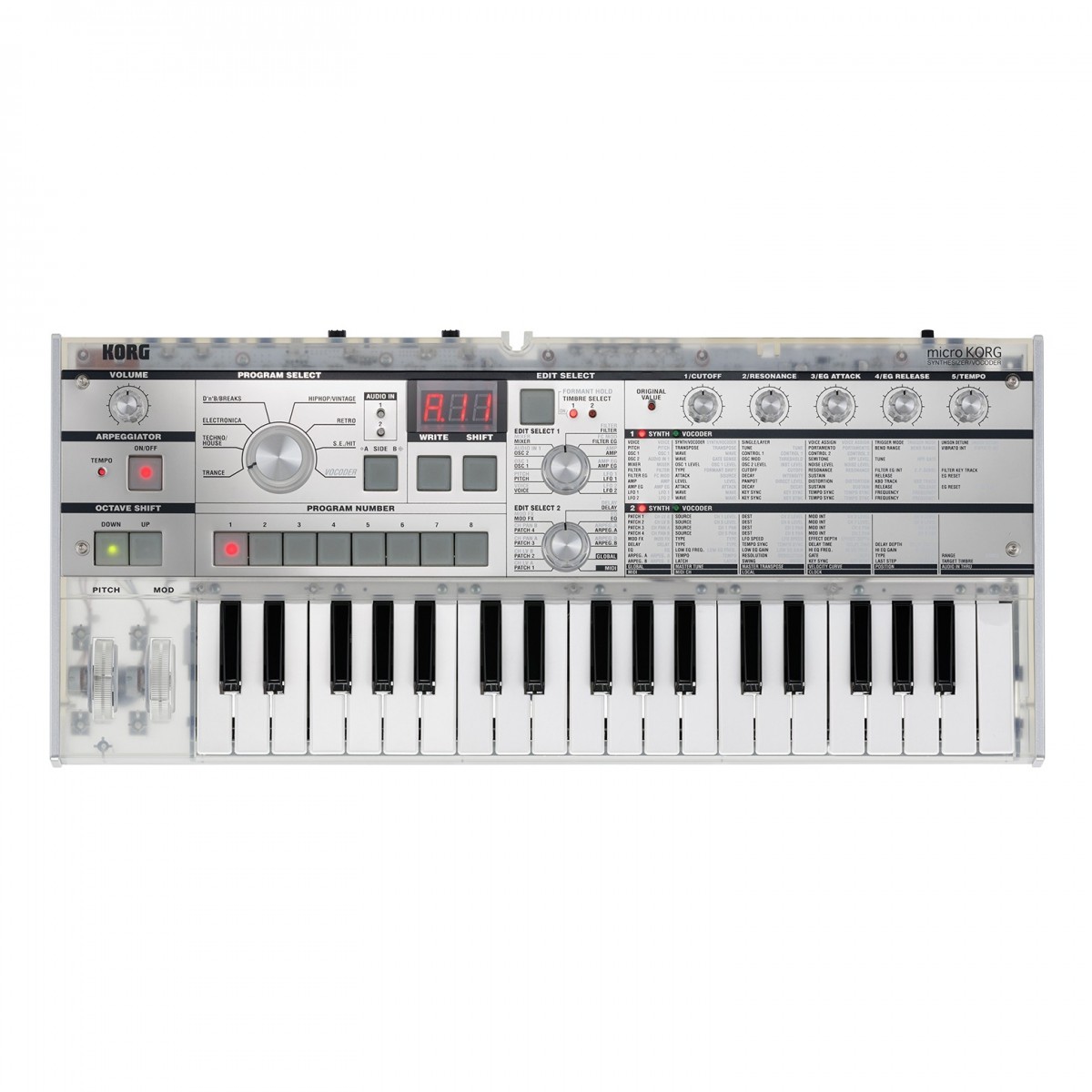 Синтезатор Korg MICROKORG CR (CRYSTAL)