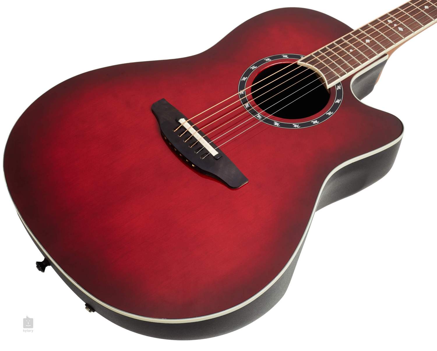 Электроакустическая гитара OVATION 2771AX-CCB Standard Balladeer Deep Contour Cutaway Cherry Burst