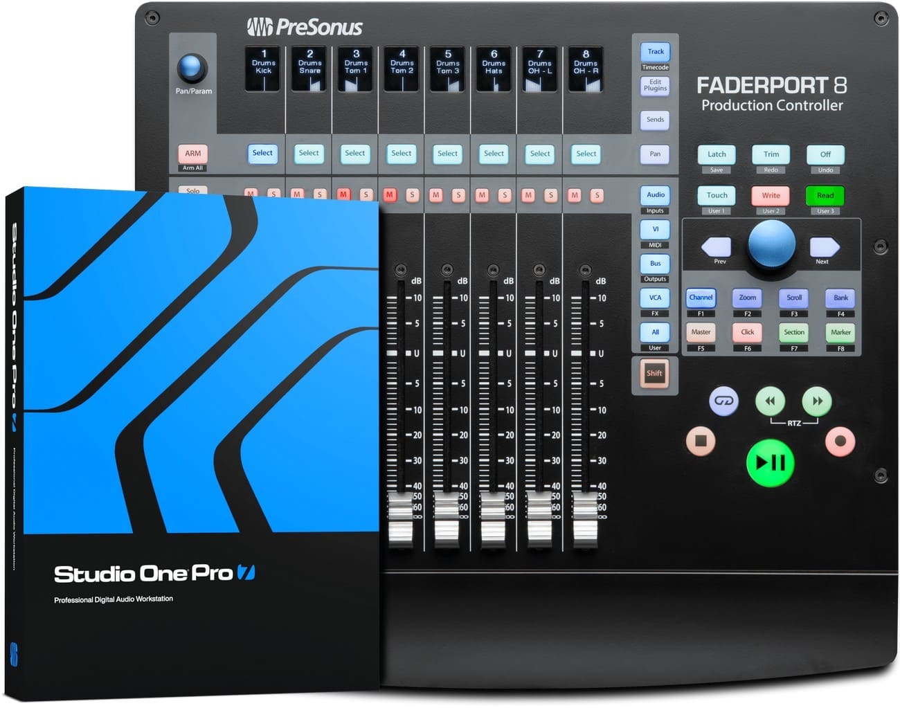 MIDI контроллер PreSonus FaderPort 8