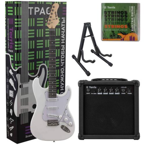 Электрогитара комплект TERRIS TPACK-TST-045 WH