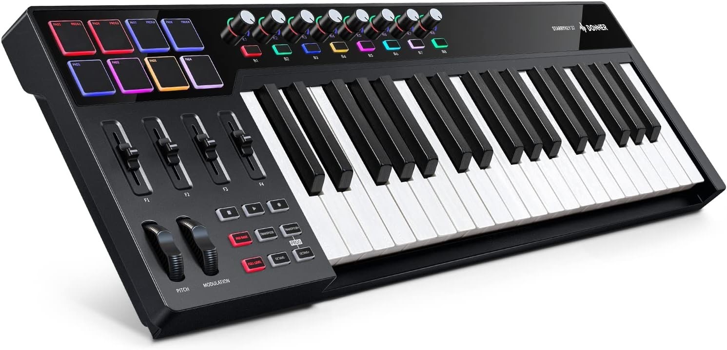 MIDI клавиатура Donner D-37