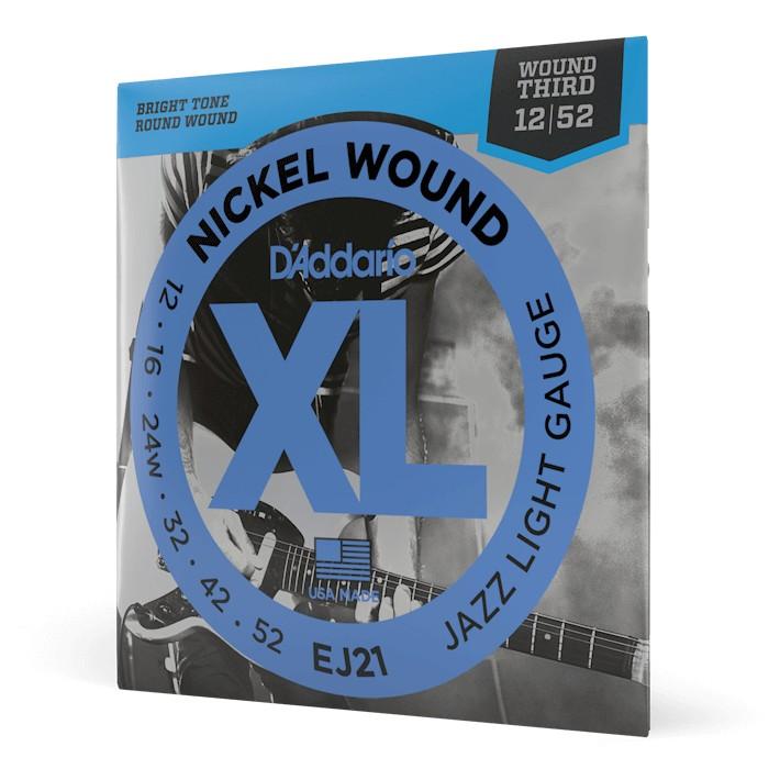 Струны для электрогитары D'Addario EJ21