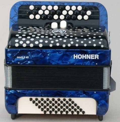 Баян Hohner Nova II 48 (A1554/A4254) blue