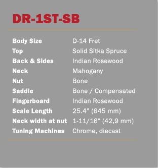 Акустическая гитара Sigma DR-1ST-SB