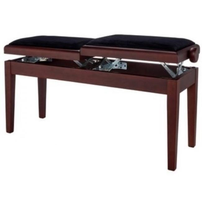 Банкетка GEWA Piano bench Deluxe Double Walnut matt