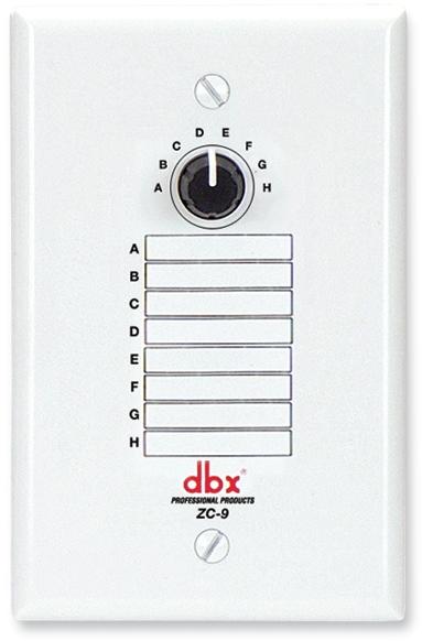 Настенный контроллер dbx ZC-9