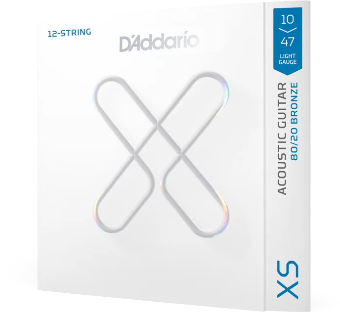 Струны для 12-струнной гитары D'Addario XSABR1047-12