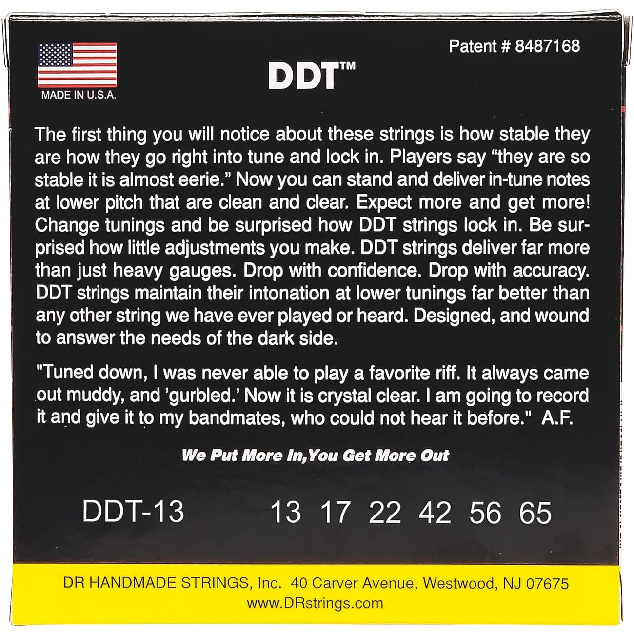 Струны для гитары DR DDT-13