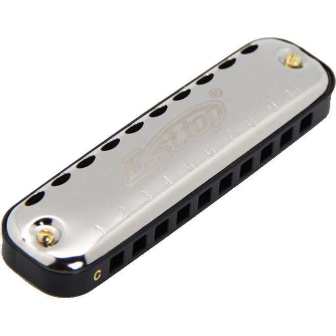 Губная гармошка EASTTOP T10-1 C BLACK COMB