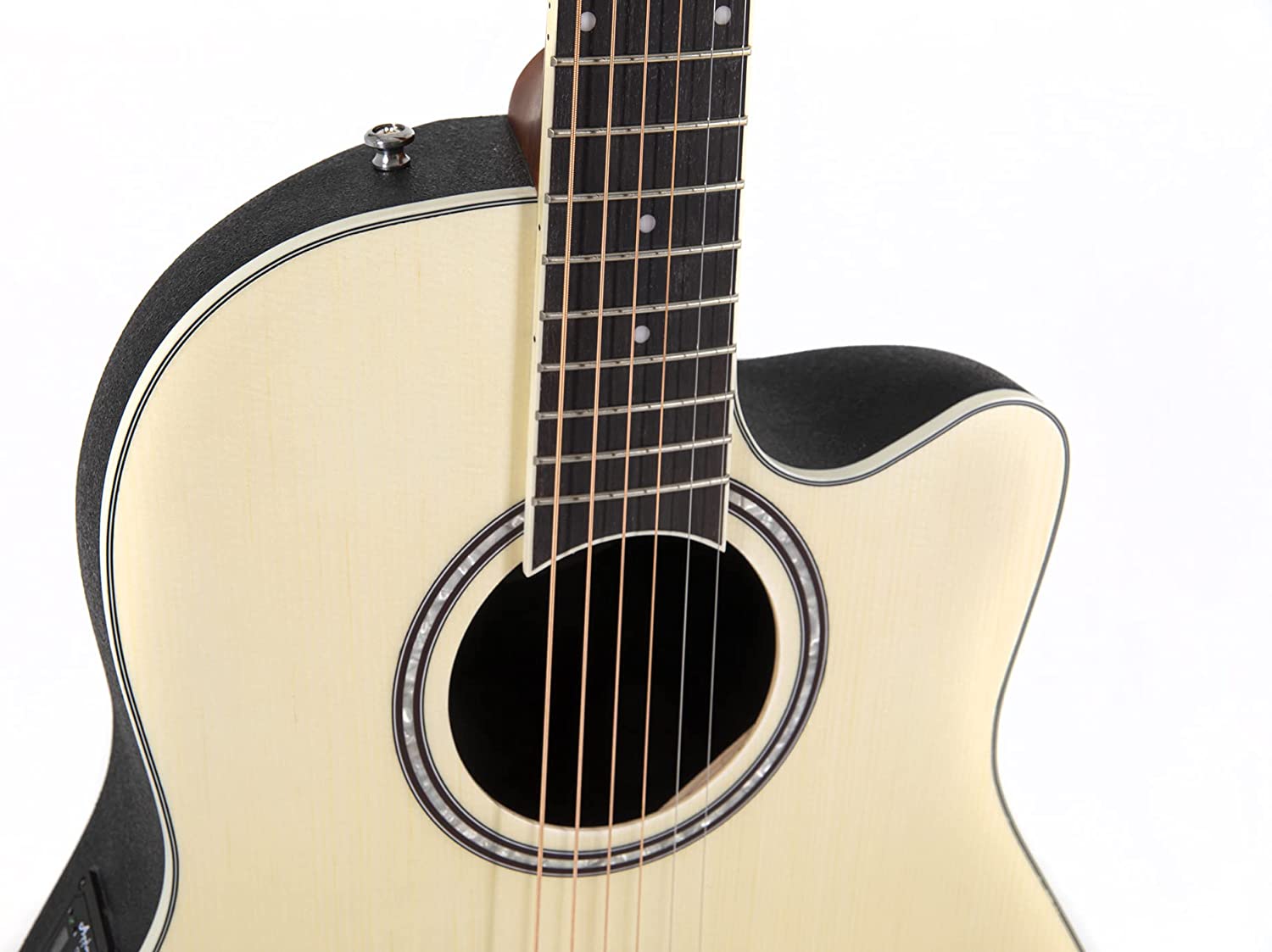 Электроакустическая гитара APPLAUSE AB24II-4S Balladeer Mid Cutaway Natural Satin