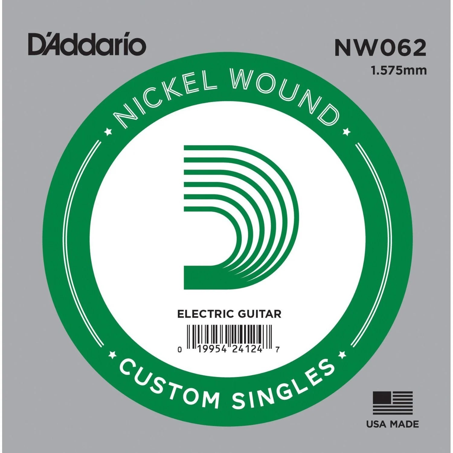 Одиночная струна D'ADDARIO NW062