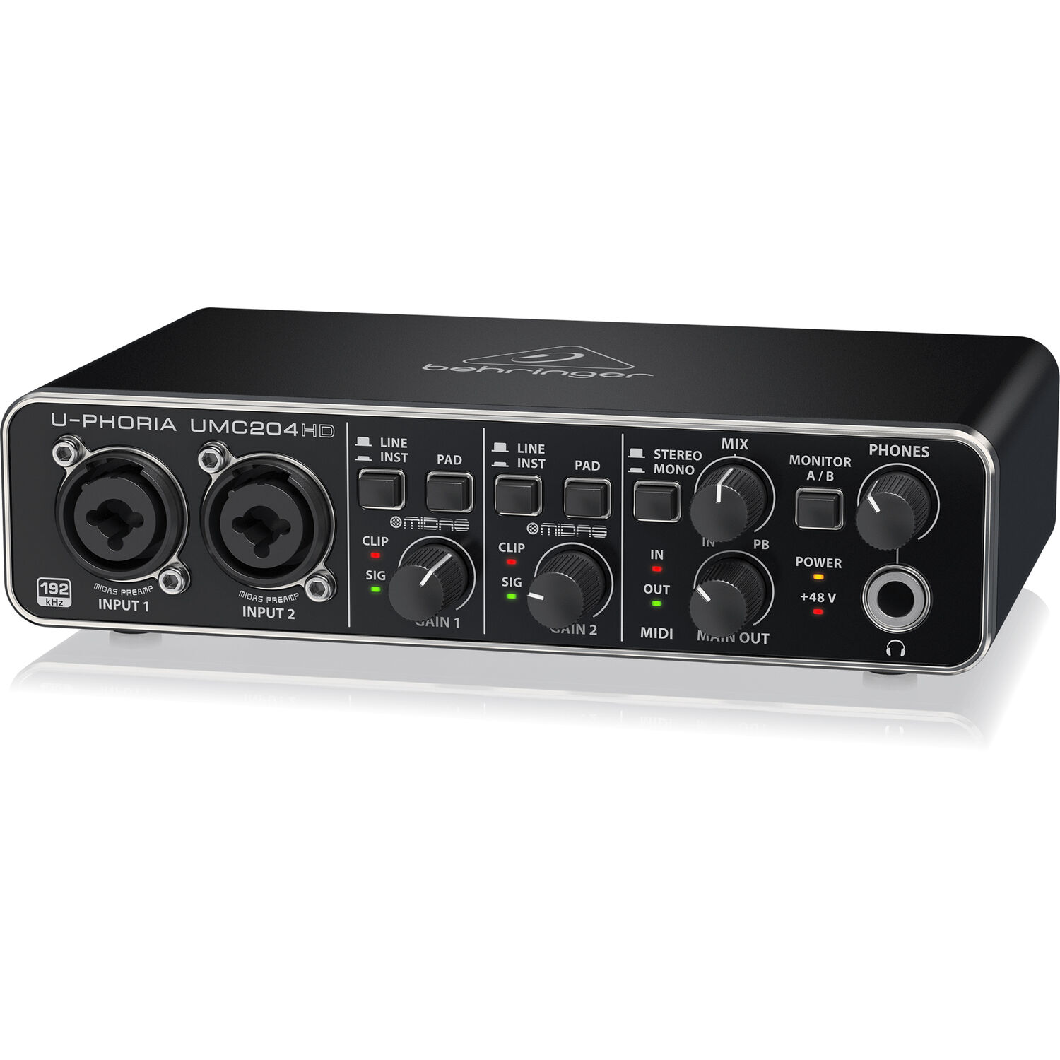 Аудиоинтерфейс Behringer UMC204HD