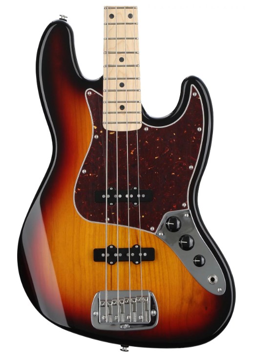 Бас-гитара G&L FD JB 3-Tone Sunburst Pine MP