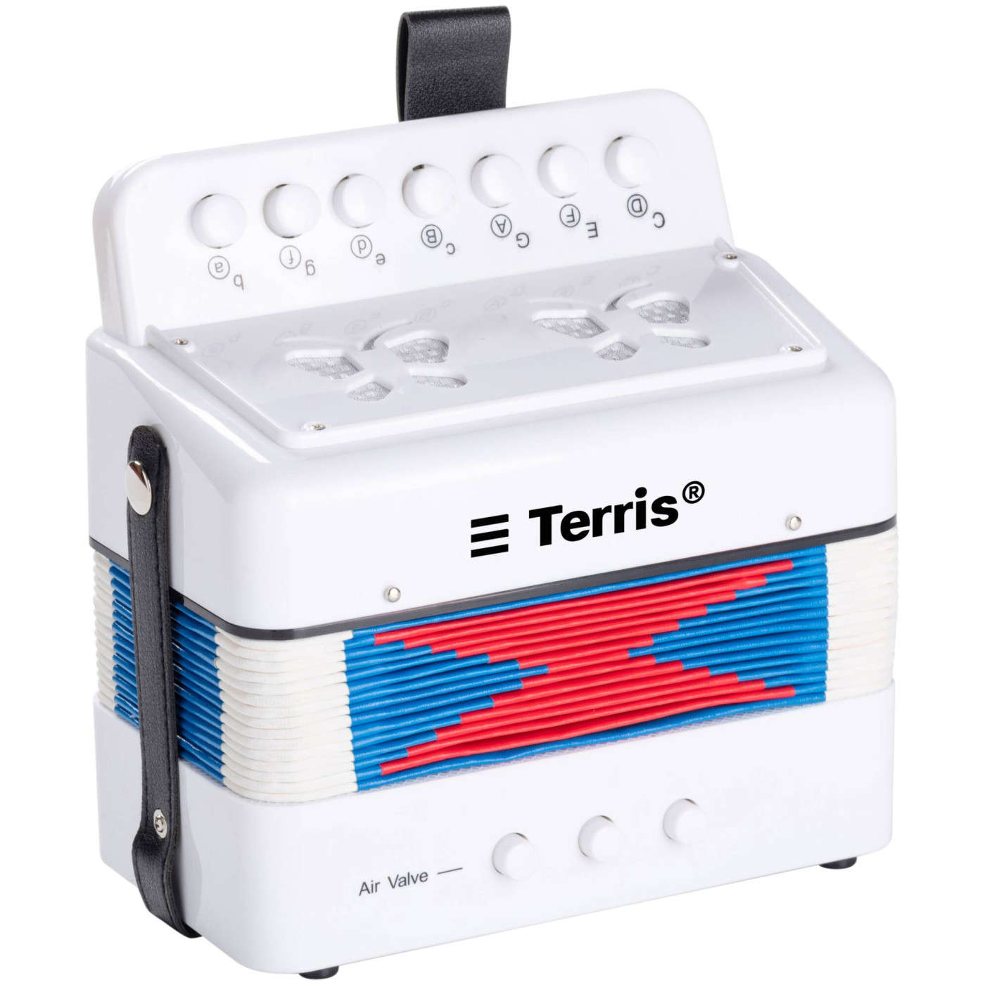 Гармошка детская TERRIS TB-7/2 WH-1