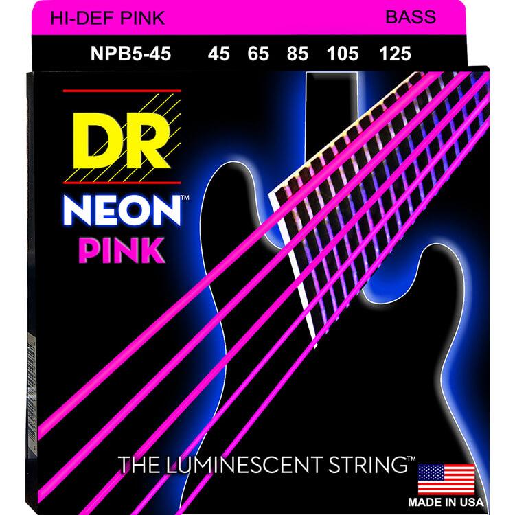 Струны для бас-гитары DR NPB5-45