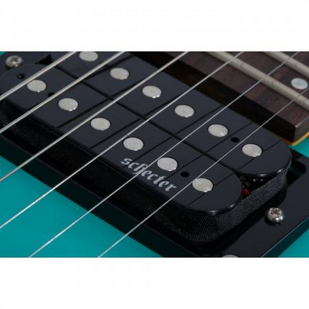 Электрогитара Schecter C-6 Deluxe SAQ Satin Aqua