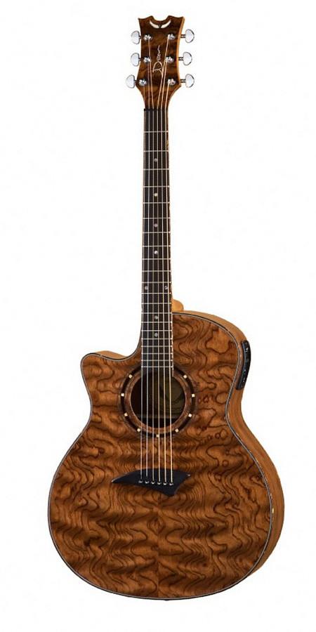 Леворукая гитара Dean Exotica A/E Bubinga Wood Lefty