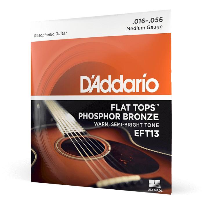 Струны для акустической гитары D'Addario EFT13