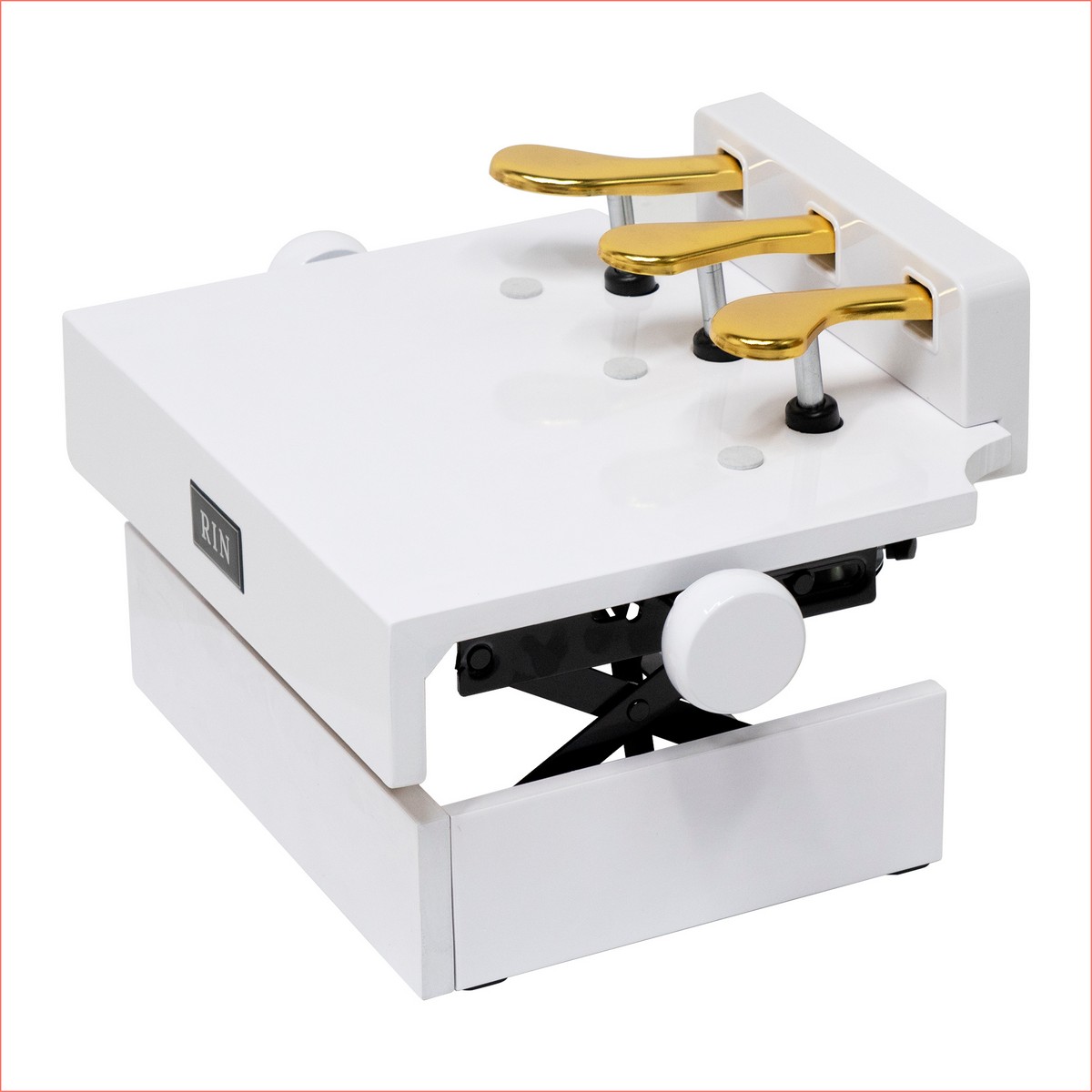 Подставка под ноги пианиста Rin LB-PRO3WH