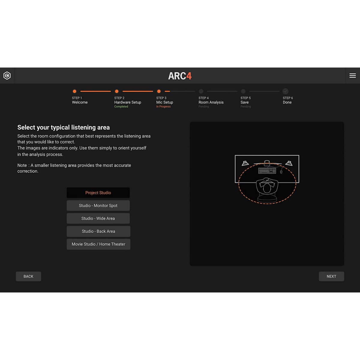 Система акустической коррекции IK Multimedia ARC Studio 4